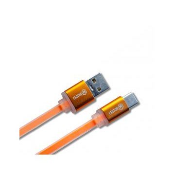 Factor-M Type C 3a 1.20 m Turuncu Data ve Şarj Kablo