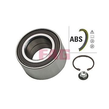 Fag 713678100 Fiesta V 01 Focus 99-04 Fusion 02 Abs Sensörlü 38.993x72x37 Ön Teker Rulmanı
