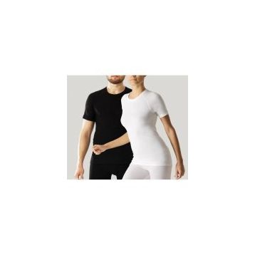 Fai 1005 Kısa Kollu Sıfır Yaka Siyah Unisex Termal Fanila