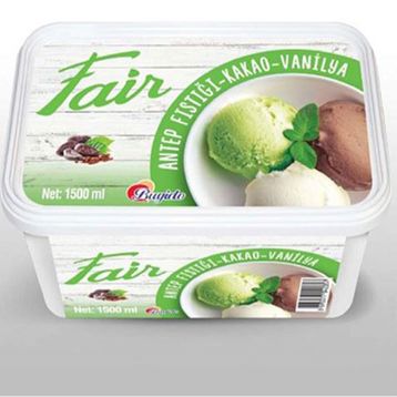 Fair 1.5 lt Antep - Kakao - Vanilya Dondurma