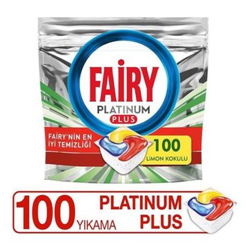 Fairy 100 Adet Platinum Plus Bulaşık Makinesi Tableti