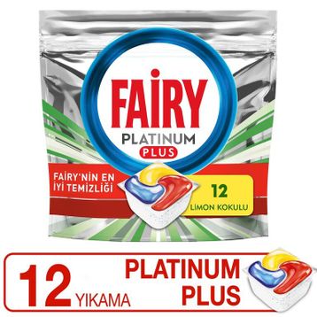 Fairy 12'li Platinum Plus bulaşık makinesi tableti