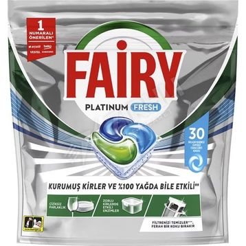 Fairy 30'lu Platinum Fresh Bulaşık Tableti