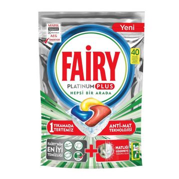 Fairy 40'lı Bulaşık Makinesi Kapsülü Platinum Plus