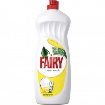 Fairy 650 ml Limon Elde Yıkama Bulaşık Deterjanı