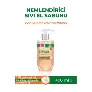 Fairy Bodrum Mandalinası 400 ml Nemlendirici Sıvı Sabun (3 adet)