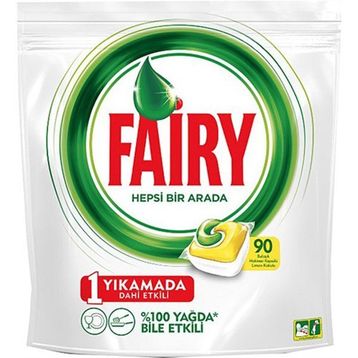 Fairy Hepsi Bir Arada 90 Kapsül Bulaşık Makinesi Tableti