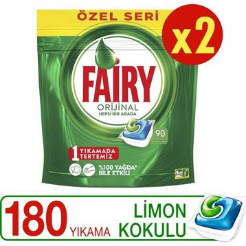 Fairy Hepsi Bir Arada 90 Kapsül Bulaşık Makinesi Tableti