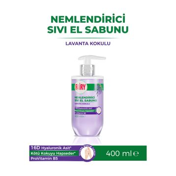 Fairy Lavanta 400 ml Nemlendirici Sıvı Sabun (3 adet)