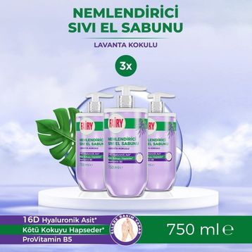 Fairy Lavanta 750 ml Nemlendirici Sıvı Sabun