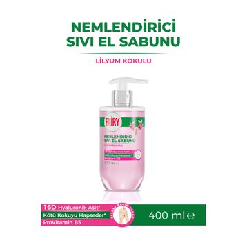 Fairy Lilyum 400 ml Nemlendirici Sıvı Sabun (3 adet)
