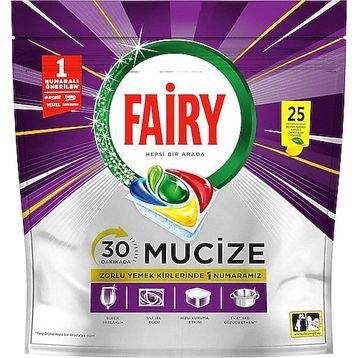 Fairy Mucize 25'li Bulaşık Makinesi Deterjan Tablet