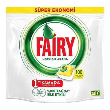 Fairy Orijnal 100 Adet Limon Kokulu Bulaşık Deterjanı Tableti