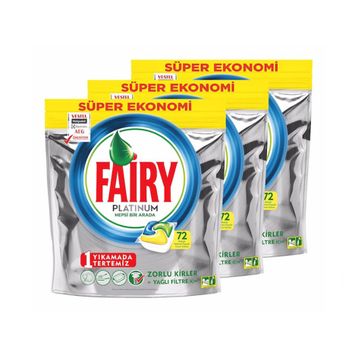 Fairy Platinum 216 Tablet Bulaşık Makine Deterjanı