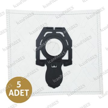Fakir 102406574 Prestige 1900 5 Adet Uyumlu Süpürge Toz Torbası