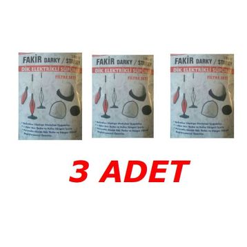 Fakir 3 Adet Darky Elektirikli Bez Süpürge Torbası