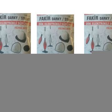 Fakir 3 Adet Darky Elektirikli Bez Süpürge Torbası