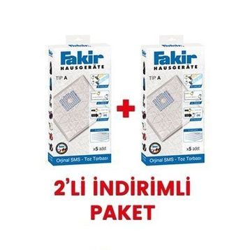 Fakir A Tipi 5'li Elektirik Süpürgesi Torbası
