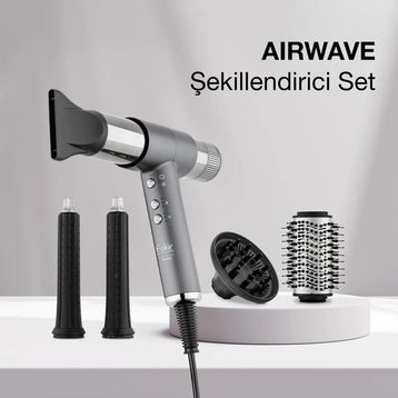 Fakir Airwave 5in1 Silver Saç Şekillendirme Seti