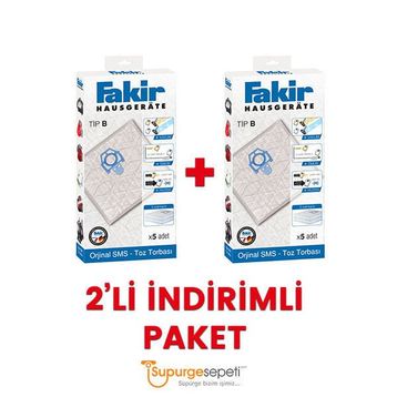 Fakir B Tipi 5 Adet Toz Torbası