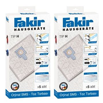 Fakir H Tipi 5'li Elektirik Süpürgesi Torbası