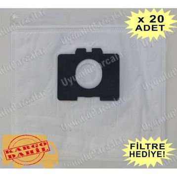 Fakir Pretty Uyumlu 20 Adet Süpürge Toz Torbası