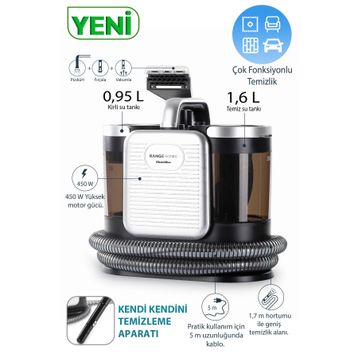 Fakir Range GleamMax Spot Cleaner Koltuk Halı ve Leke Çıkartma Makinesi