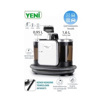 Fakir Range GleamMax Spot Cleaner Koltuk Halı ve Leke Çıkartma Makinesi
