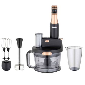 Fakir Speed Quadro Black & Copper Blender Seti
