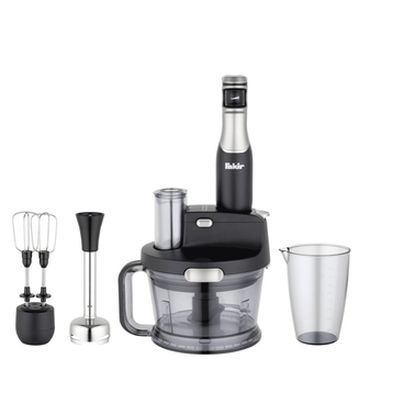 Fakir Speed Quadro Black & Silver Blender Seti