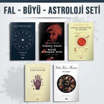 Fal Büyü Astroloji Seti 5 Kitap Takım - Aleister Crowley