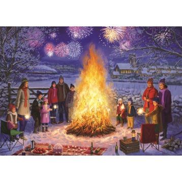 Falcon Şenlik Ateşi-Bonfire Night 500 Parça Puzzle