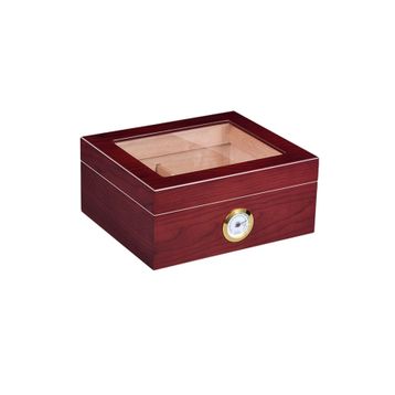 Falconetti RB95KHV Kırmızı Camlı Humidor Puro Kutusu