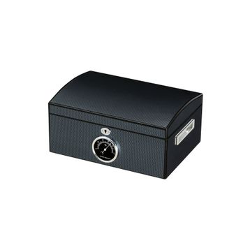 Falconetti RC05 Siyah Karbonfiber 2 Katlı Humidor Puro Kutusu