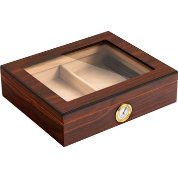 Falconetti RC06KHV Kahverengi Camlı Humidor Puro Kutusu