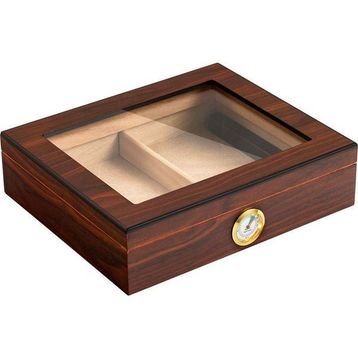 Falconetti RC06KHV Kahverengi Camlı Humidor Puro Kutusu