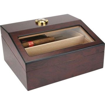 Falconetti RC11 Kahverengi Camlı Humidor Puro Kutusu