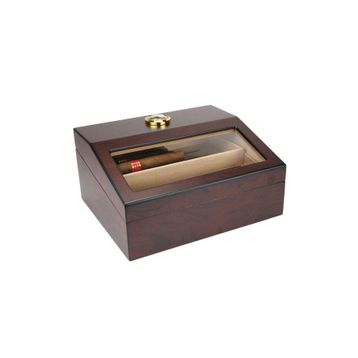 Falconetti RC11 Kahverengi Camlı Humidor Puro Kutusu