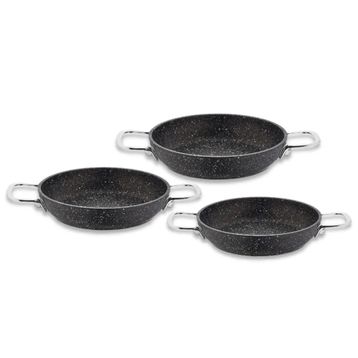 Falez 3019 Black Lıne Granit 6 Parça Sahan Seti