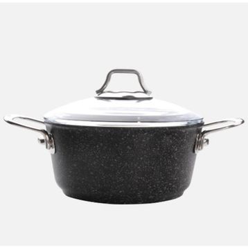 Falez Black Line Granit Döküm 26 cm Derin Tencere