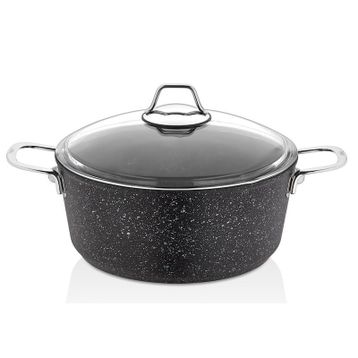 Falez Black Line Granit Döküm 26 cm Derin Tencere