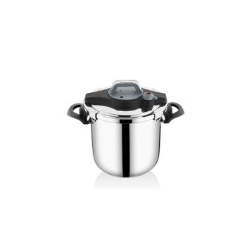 Falez CML0162 Casa Milano Vento 7 lt Siyah Gri Düdüklü Tencere