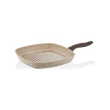 Falez Creamy 28x28 CM Granitec Kare Kapaksız Tava