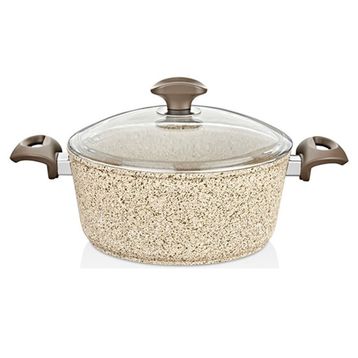 Falez Creamy Granit 22 cm Karnıyarık Tencere