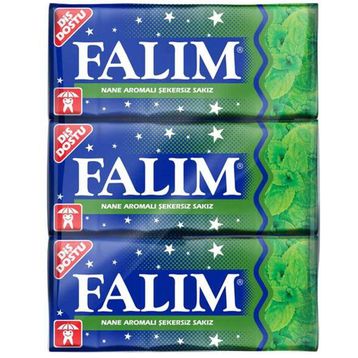 Falım Nane Aromalı 3'lü 7 gr Şekersiz Sakız
