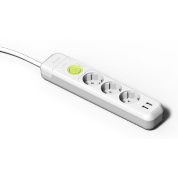 Famatel 2633-MS Akım Korumalı USB+TYPE C 3'lü 1.5 mt Grup Priz