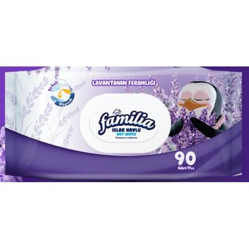 Familia Lavanta Ferahlığı 90 yaprak Islak Havlu (3 adet)