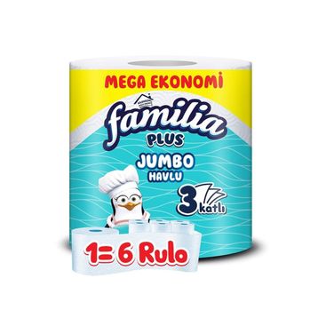 Familia Plus 1=6 Jumbo Havlu