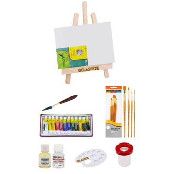 Fanart 12x12 Yağlı Boya Masaüstü Şövale Seti