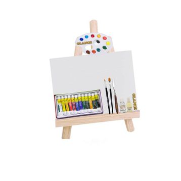 Fanart 12x12 Yağlı Boya Masaüstü Şövale Seti
